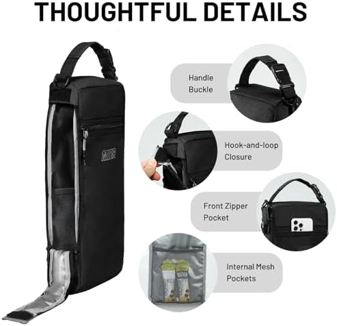 MIER Golf Cooler Bag Insulated Soft Cooler Bag Golf Accessories for Men 9 Cans Portable Beer Cooler Sleeve for Picnic Beach Outdoor Activities