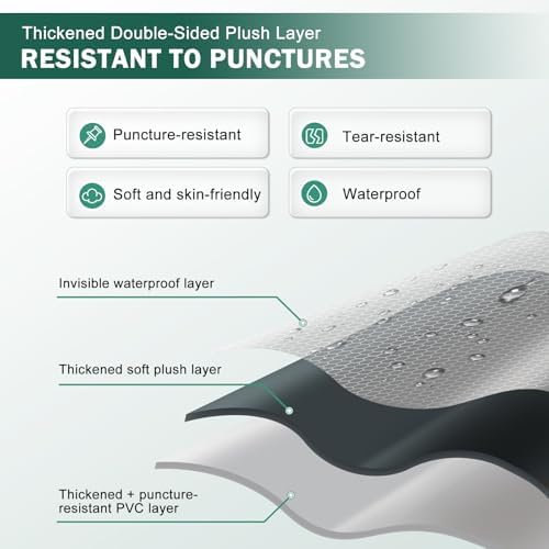 SUV Air Mattress with Double-Sided-Thick Flocked/with The Most Complete Sleeping Accessories/Car Mattress with Pump & Built-in Pillow/Car Air Mattress for Auto Camping,Road Trip