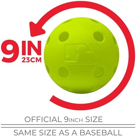 Franklin Sports Indestruct-A-Ball Plastic Batting Practice Baseballs, Softballs + Golf Balls - Training Packs