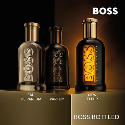 Hugo Boss Men's Boss Bottled Elixir Parfum - Notes of Vetiver, Patchouli and Cedarwood