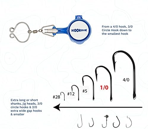 HOOK-EZE Fishing Knot Tying Tool | Protect from Fish Hooks | Tie Fishing Knots Easily | Cool Gadgets for Fishermen | Ice Fly Fishing | Fishing Accessories for Beginner Anglers | Nail Knot Tool