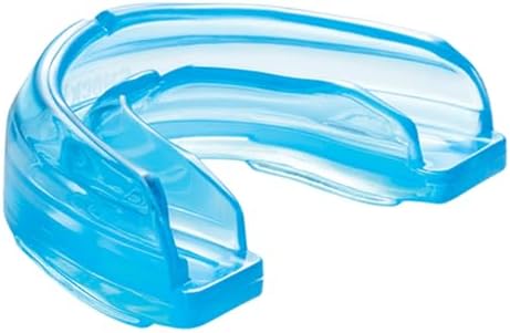 Shock Doctor Orthodontic Mouth Guard for Braces for Sports, Hockey, Lacrosse, Football, Baseball, Braces Mouth Guard, Upper Teeth Protection, Adult & Youth Mouth Guard Sizes, Blue