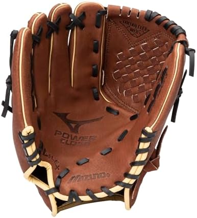 Mizuno Prospect PowerClose Youth Baseball Glove Series I V-Flex Notch I Parashock Palm Pad I ButterSoft Palm Liner