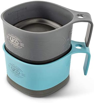 UCO Collapsible Cup for Camping, Backpacking, and Hiking, 12 Ounces (2 Pack)