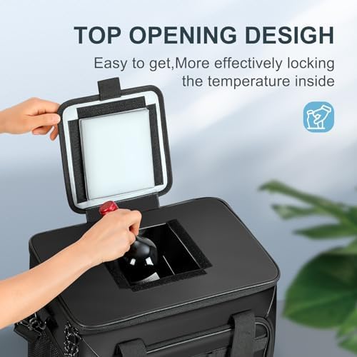 Soft Cooler Bag, Large Leakproof Beach Cooler, Collapsible Cooler with Adjustable Shoulder Straps, Ice Chest, Portable Insulated Bag Camping Cooler for Travel&Camping&Picnic