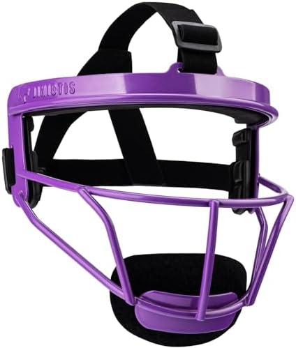 Dinictis Softball Face Mask, Lightweight, Comfortable, with Wide Field Vision, Durable and Safe Face Guards, Premium Protective Softball Fielder's Mask