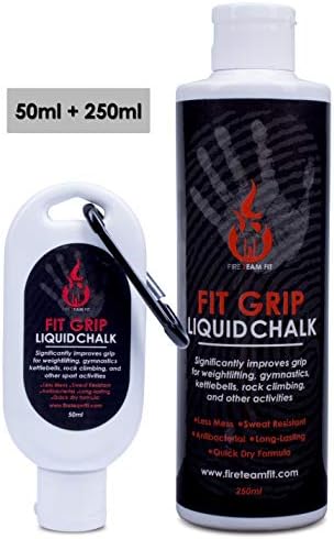 Liquid Chalk for Weight Lifting, Rock Climbing, Cross Training, & Powerlifting, Gym Approved Workout Chalk for Hands & Calluses