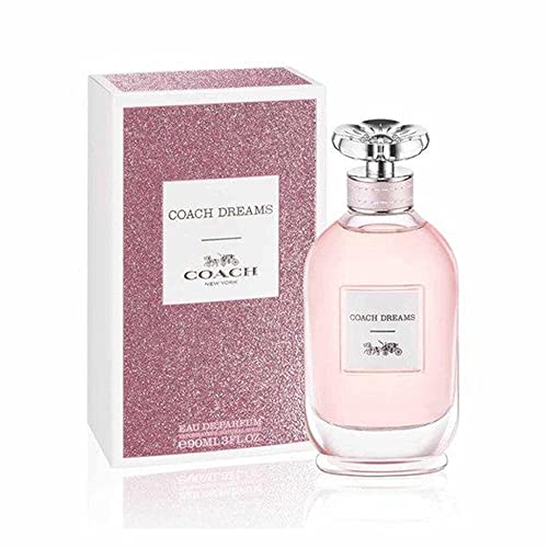 Coach Dreams Eau de Parfum - Long Lasting Fragrance with notes of Juicy Pear, Gardenia & Joshua Tree - Floral & Woody - 3.0 fl. oz.