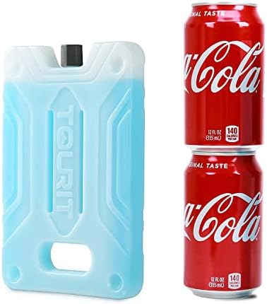 TOURIT Ice Pack for Lunch Box-8.75” x 5.5”-Reusable Long Lasting for Lunch and Cooler Bag-Camping, Beach, Picnics, Fishing and More