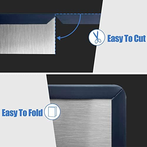 Rubber Edge Trim, Self-Adhesive Rubber Edge Protector for 1/4" Mirror and Flexiglass, EPDM Material, Fit 1/4"(6mm), Length 20Ft, Black Color, U Channel Edge Trim