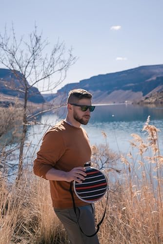 Stansport Blanket Canteen - 4 Quarts (290), Black