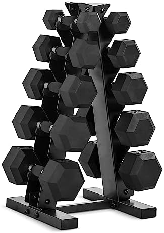 CAP Barbell Dumbbell Set with Rack | Multiple Options in 150lbs and 210lbs