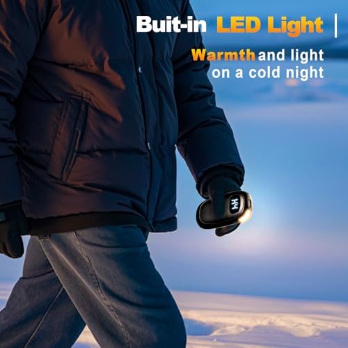 Hand Warmers Rechargeable - 14000mAh Electric Hand Warmers, Max 20 Hrs Warmth 4 Levels Heat Up to 131℉, Dual-Side Heating Portable Reusable Pocket Heater 2 Pack for Raynauds, Hunting, Camping, Golf