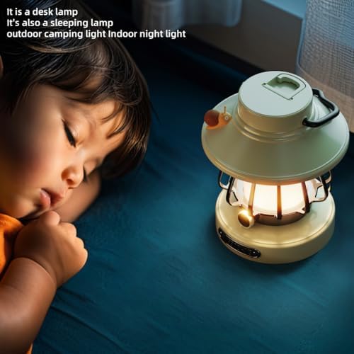 HOMY New Gear lamp for Kids Set Toddler Flashlight Convenient LED Light Rechargeable Battery Operated Outdoor Indoor Essentials Table Portable Night Light White Snail Electric Camping Lanterns Gift
