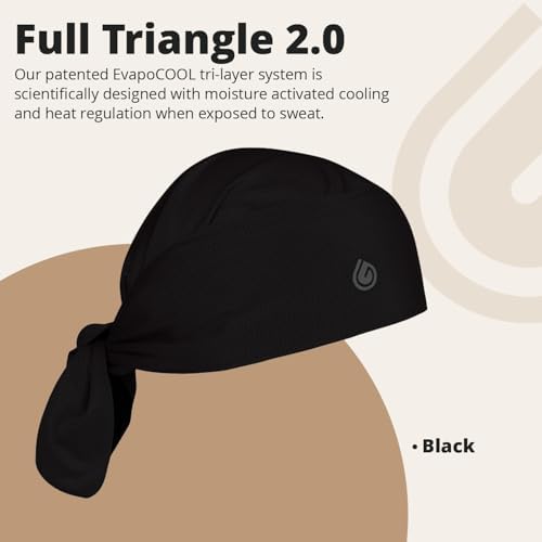 Full Triangle 2.0, Tri-Layer EvapoCOOL Ventilation Technology, Adjustable Tie Full Coverage Bandana
