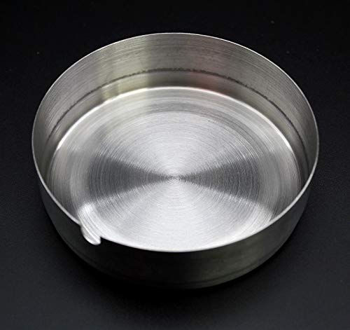 Echo Metal Stainless Ashtray 97 φ Silver 97x97xh28 mm 0899 – 083