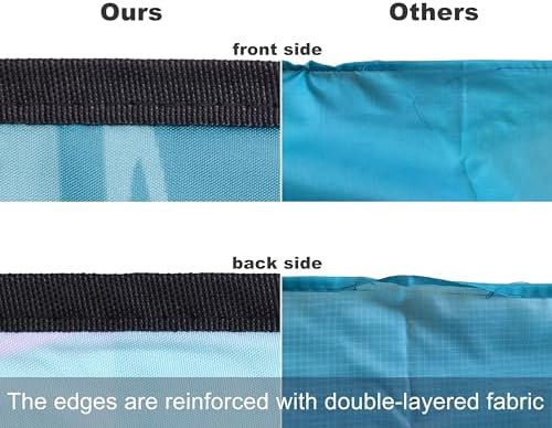 Beach Blanket Waterproof Sandproof Beach Mat 79" X 83" /10'x9'for 2-8 Adults Quick Drying Outdoor Picnic Mat Beach Accessories for Travel, Camping, Hiking