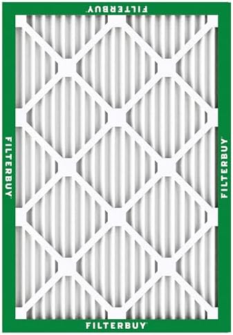 Filterbuy 17.5x23.5x1 Air Filter MERV 8 Dust Defense (2-Pack), Pleated HVAC AC Furnace Air Filters Replacement (Actual Size: 17.38 x 23.38 x 0.75 Inches)