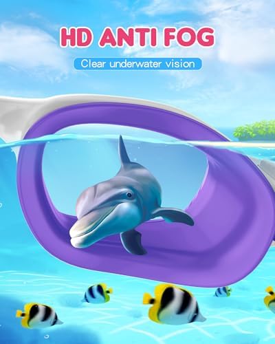 Kids Swim Goggles,Swimming Goggles for Kids 6-14, Anti-Fog UV Protection Pool Glasses for Boys Girls