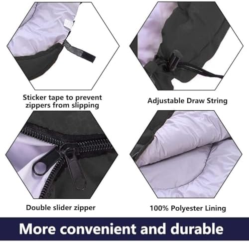 Camping Sleeping Bag 3 Seasons Lightweight &Waterproof with Compression Sack Camping Sleeping Bag Indoor & Outdoor for Adults & Kids