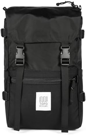 Topo Designs Rover Pack Classic, Black/Black, One Size