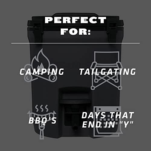 STANLEY Adventure 2 Gallon Fast Flow Water Jug, Ice Water Dispenser, Insulated Beverage Cooler with Easy Pour Spigot and Latched Foam Lid