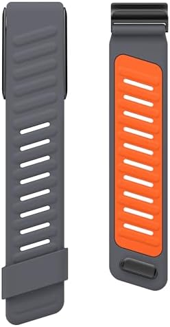 Comfort Durable Silicone Wristband Compatible with WHOOP 4.0 Band, Soft Silicone Sports Loop Strap for Men & Women, with U Shapped Connector