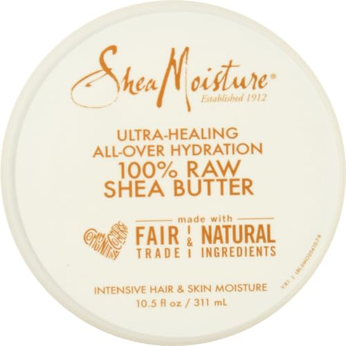 SheaMoisture All-Over Hydration for Ultra-Healing for Dry Skin 100% Raw Shea Butter 11.5 oz
