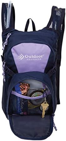 Outdoor Products Tadpole Hydration Pack (Black) (Violet Tulip)