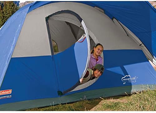 Coleman Montana Camping Tent, 6/8 Person Family Tent with Included Rainfly, Carry Bag, and Spacious Interior, Fits Multiple Queen Airbeds and Sets Up in 15 Minutes