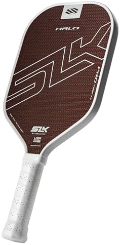 Selkirk Sport SLK Halo Raw Carbon Fiber Pickleball Paddle | Designed in The USA | Choose from The T700 Raw Carbon Fiber Power, The 18k Ultraweave Control, or The Kevlar Linkweave Thermoformed Pro