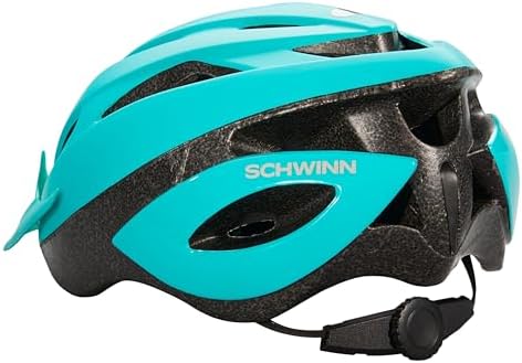 Schwinn Thrasher Bike Helmet for Youth Boys Girls Age 8-14 Years Old, Suggested Fit 55-58cm, Lightweight Microshell Design with Adjustable Side & Chin Strap, CPSC Safety Certified, Sleek, Sporty Style