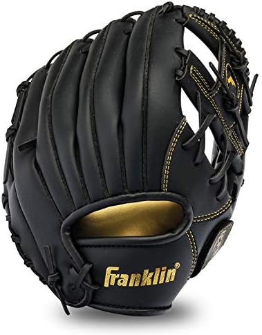 Franklin Sports Baseball + Softball Gloves - Field Master Adult + Youth Baseball + Softball Gloves - Right Hand + Left Hand Gloves - Infield + Outfield Mitts - Multiple Sizes + Colors