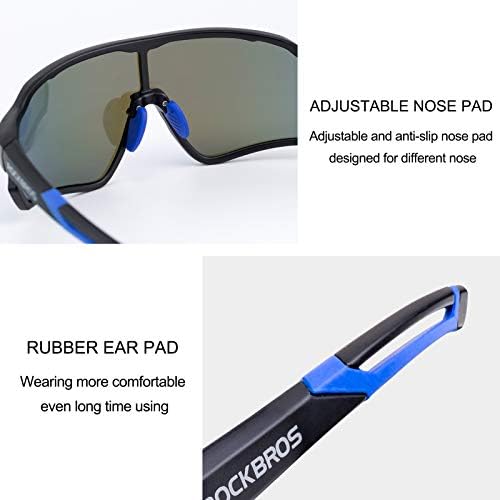 ROCKBROS Polarized Sunglasses UV Protection for Women Men Cycling Sunglasses