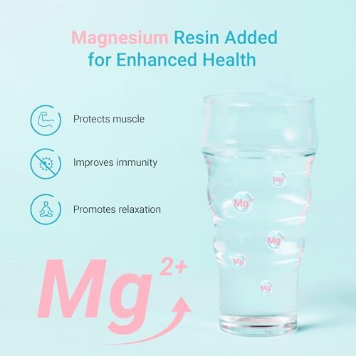 AQUA CREST Magnesium Water Filter, Intended for Brita® Pitchers and Dispensers, Everyday, UltraMax, Metro+, XL and More, 2 Months, Reduces Chlorine, 6 Count