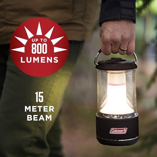 Coleman 1000L LED Lantern with Enhanced Battery Protection, Water-Resistant, Batteries Last up to 25% Longer Than Other Lanterns