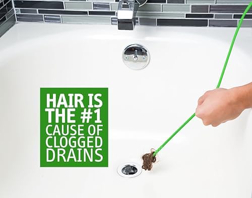 TubShroom Drain Hair Catcher - Matte Black - Fits 1.5-1.75 inch Tub Drains - Drain Protection to Prevent Clogs, Comes with 4 DrainShroom Toss Disposable Drain Snakes