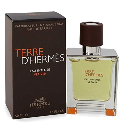 Hermès Terre D'Hermes Eau Intense Vetiver EDP, Woody Aromatic, 1.6 Fl Oz
