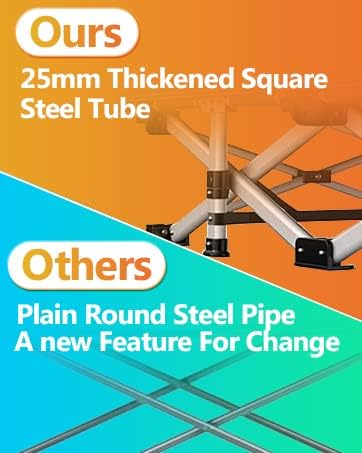 Homdox Camping cot Folding Outdoor Camping Travel Cot and Cot Pad - Quality Lightweight Portable Heavy Duty Adult Travel Cot Double Layer Oxford Portable Travel Camp Cots for Camp/Office/Home