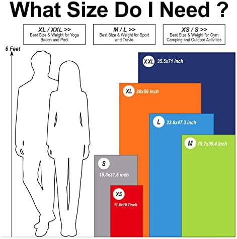 4Monster Camping Towels Super Absorbent, Fast Drying Microfiber Travel Towel, Quick Dry Ultra Soft Compact Gym Towel for Swimming Beach Hiking Yoga Travel Sports Backpack (59.00" x 30.00", Orange)