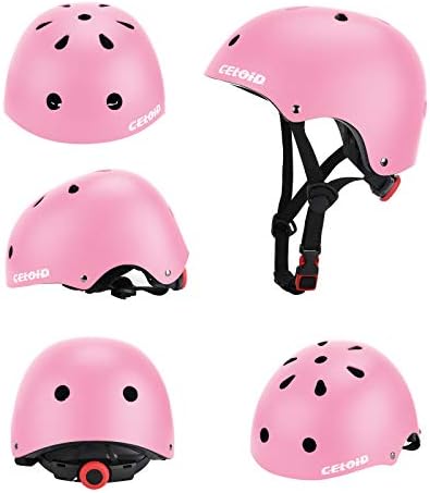 Kids Bike Helmet,Toddler Skateboard Helmets for Ages 2-3-5-8-14 Years Boys Girls,Adjustable Multi-Sport Bicycle Skateboarding Football Roller Skating Scooter Rollerblade Balance Bike Helmet