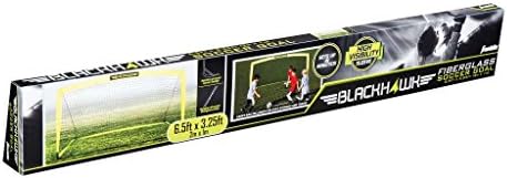 Franklin Sports Blackhawk Backyard Soccer Goal - Portable Pop Up Soccer Nets - Youth + Adult Folding Indoor + Outdoor Goals - Multiple Sizes + Colors - Perfect for Games + Practice