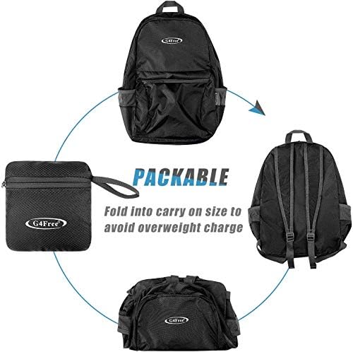 G4Free 20L Lightweight Packable Backpack Travel Hiking Daypack Foldable Backpack for Men Women