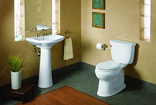 KOHLER K-4636-96 Cachet Quiet Close Elongated Toilet Seat, Slow Close Lid and Seat, Grip-Tight Bumpers and Installation Hardware, Biscuit