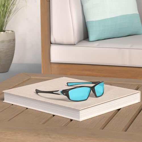 FAGUMA Sports Polarized Sunglasses For Men Cycling Driving Fishing UV400 Protection