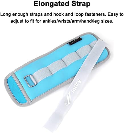 Ankle Weights A Pair of 1/2/3/4/6/8/10/12/20 LBS Wrist Leg Arm Weights for Women Men kids child with Adjustable Straps, Strength weighted for Physical Therapy Running Walking Fitness Gym Workout