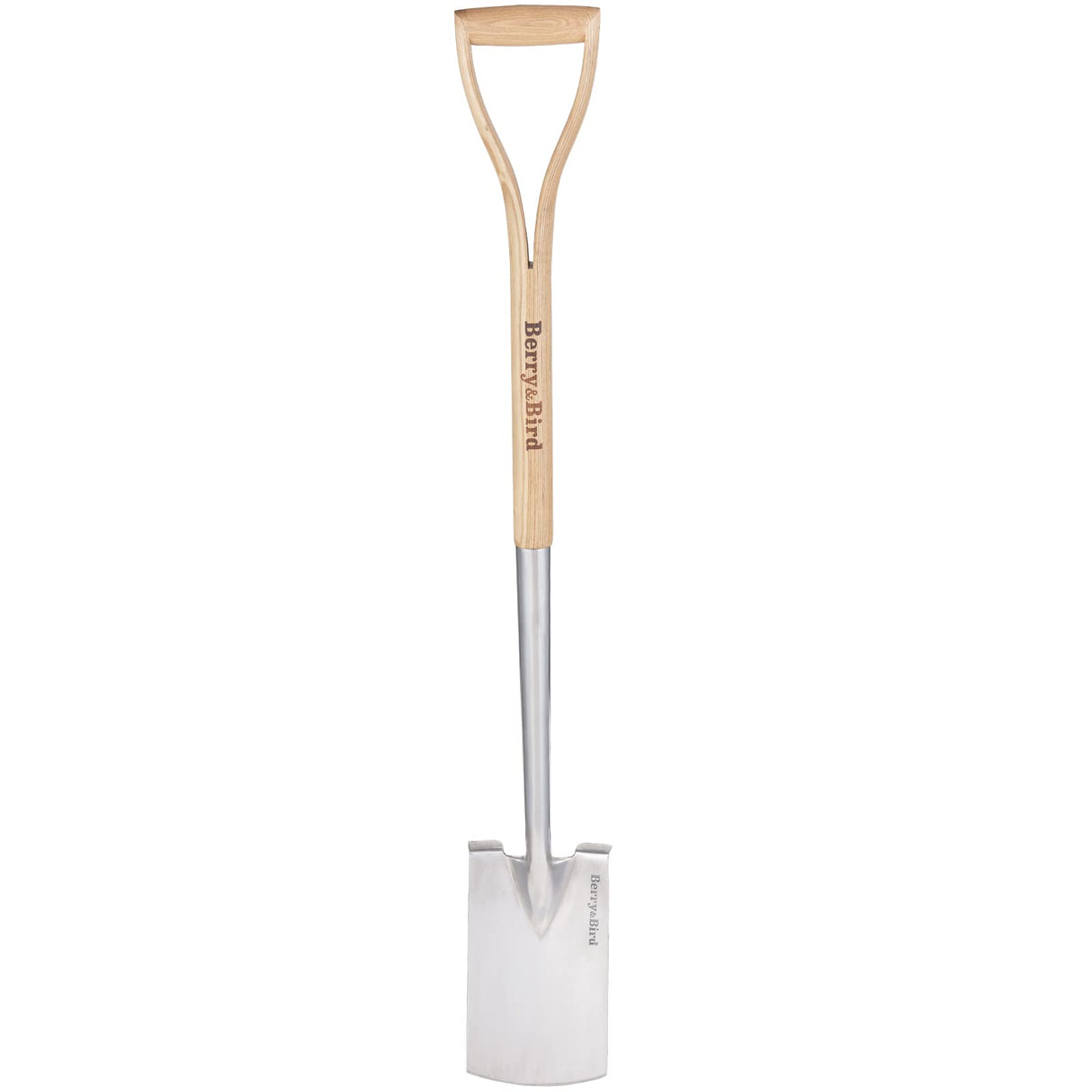 Berry&Bird Garden Digging Spade, 41" Stainless Steel Gardening Border Spade