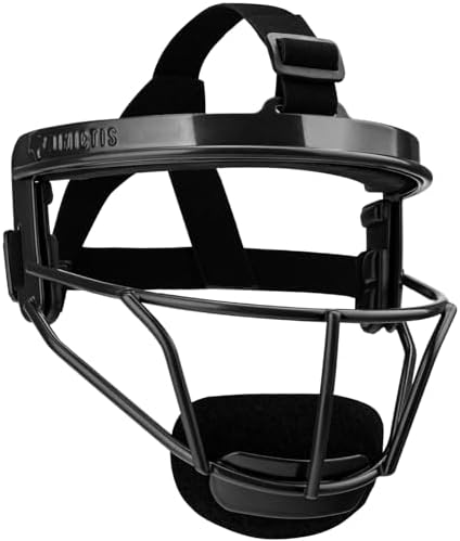 Dinictis Softball Face Mask, Lightweight, Comfortable, with Wide Field Vision, Durable and Safe Face Guards, Premium Protective Softball Fielder's Mask