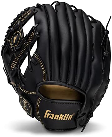 Franklin Sports Baseball + Softball Gloves - Field Master Adult + Youth Baseball + Softball Gloves - Right Hand + Left Hand Gloves - Infield + Outfield Mitts - Multiple Sizes + Colors
