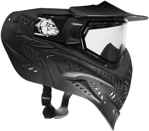 Maddog HK Army HSTL Paintball Airsoft Mask Goggle System | Replaceable Thermal Dual-Pane Anti Fog Lens | Adjustable Full-Face Safety Certified Protection